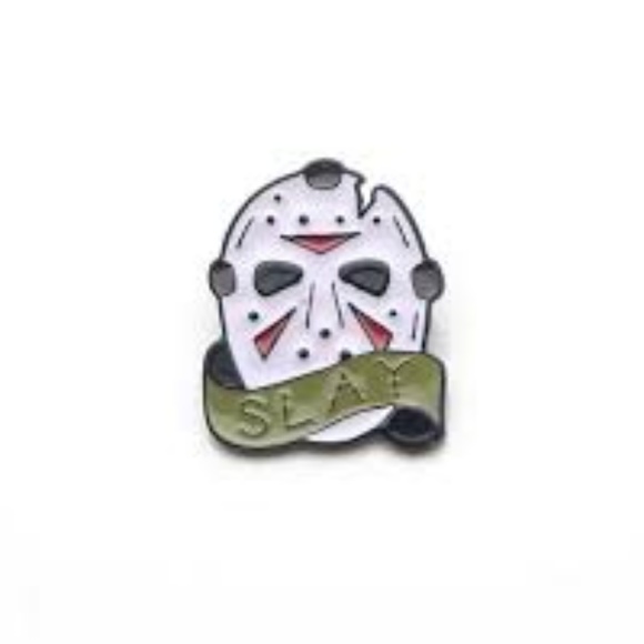 Jewelry Friday The 13th Jason Slay Enamel Pin Poshmark